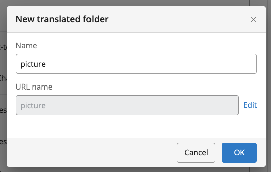 Creating folder for picture