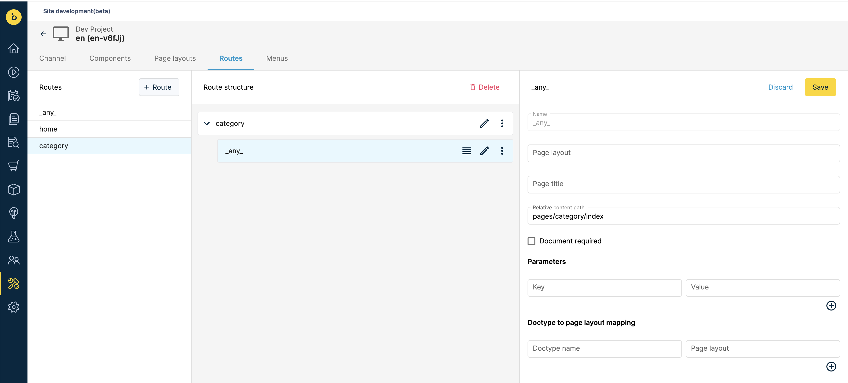 cms-enhanced nested route