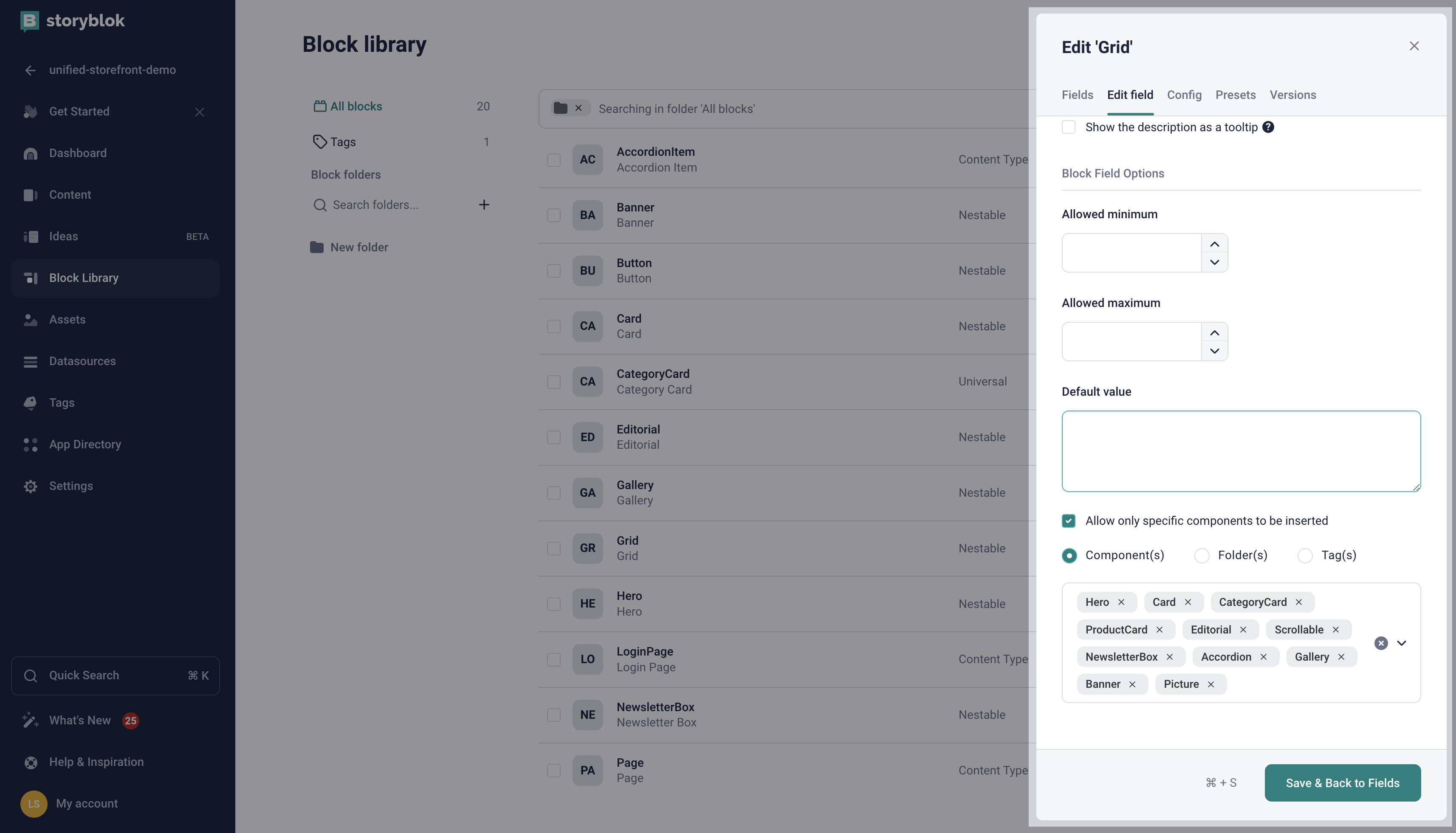 whitelist Picture in Grid