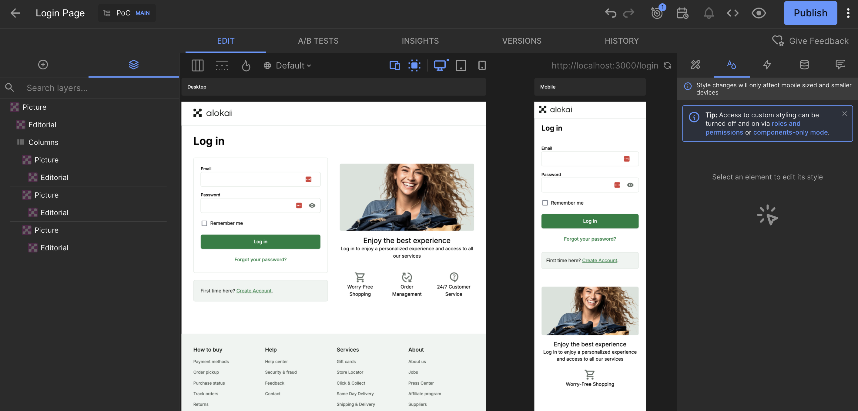 Adding icons to the grid