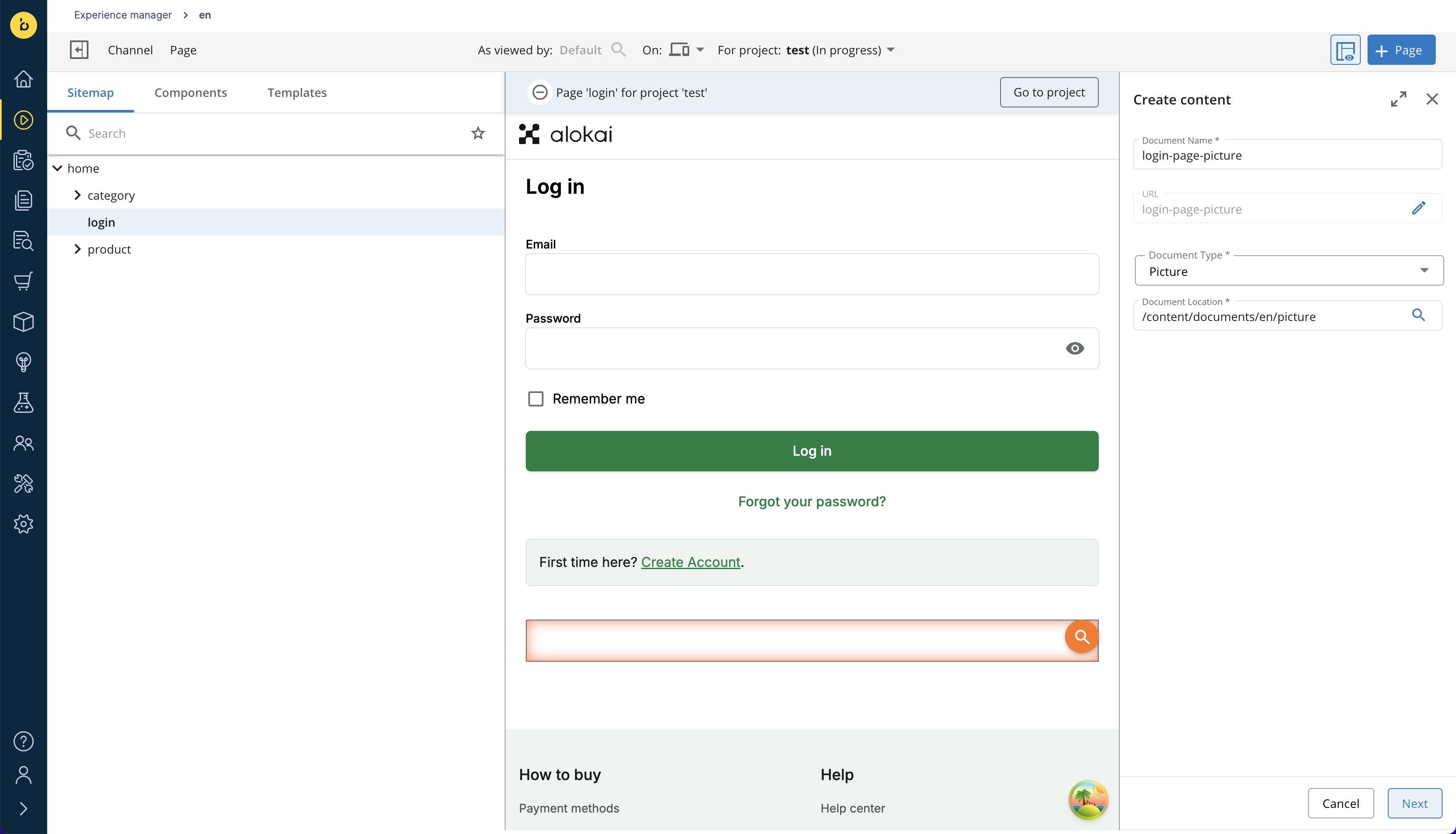 creating document